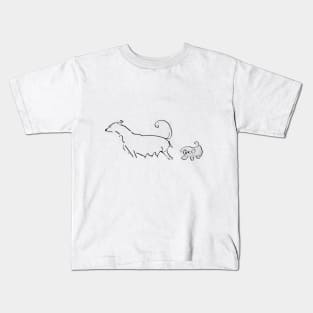 Two Dogs Lautrec Kids T-Shirt